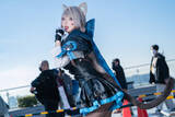 「【コスプレ】猫耳×ミニスカ衣装がメロい！『原神』リネットは美スタイルが際立つ黒タイツとにゃんこな仕草で誘惑してくる【写真9枚】」の画像2
