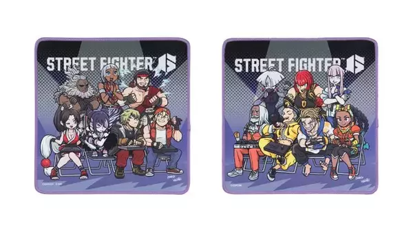 「ジュリ、リュウ、エレナら人気キャラが勢揃い！『スト6』観虐先生描き下ろしのマウスパッドやマグカップなど、コラボグッズ全8種予約開始」の画像