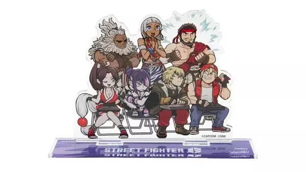 「ジュリ、リュウ、エレナら人気キャラが勢揃い！『スト6』観虐先生描き下ろしのマウスパッドやマグカップなど、コラボグッズ全8種予約開始」の画像