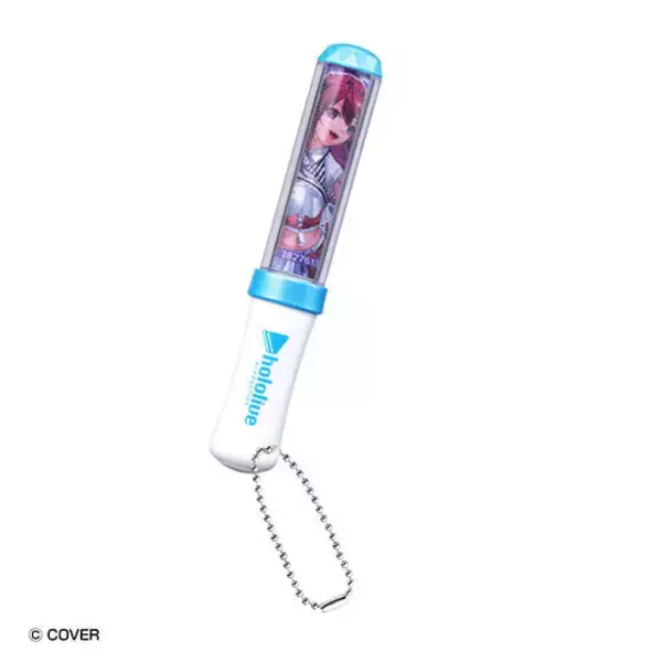 「「ホロライブ」6th fes.イラスト使用のガシャポン「ペンライトチャーム」が豪華！ほぼ原寸サイズで光るギミック付」の画像