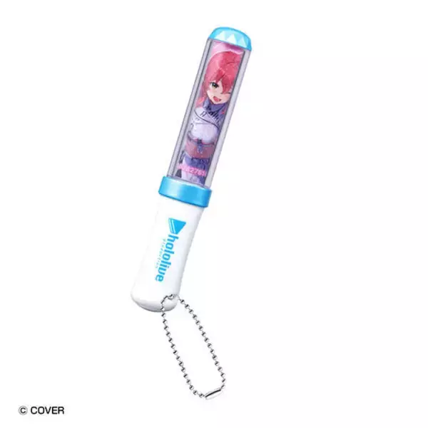 「「ホロライブ」6th fes.イラスト使用のガシャポン「ペンライトチャーム」が豪華！ほぼ原寸サイズで光るギミック付」の画像