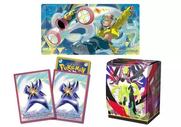 メガスターミー、『ポケカ』の周辺グッズにも進出！デッキケースやシールド、さらに「カナリィ」のプレイマットなど11商品が1月23日発売