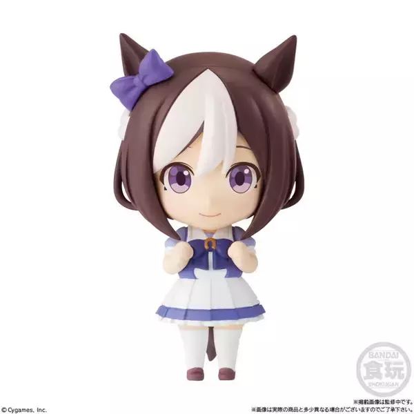 「『ウマ娘』ミニキャラをイメージした「コレクションフィギュア」登場！1BOX（8個入り）が予約開始」の画像