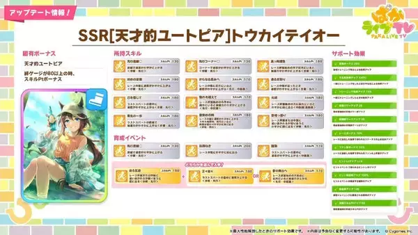 「『ウマ娘』新育成は「トランセンド」の衣装違い！新シナリオで活躍する友人サポカ「保科健子」にも注目」の画像