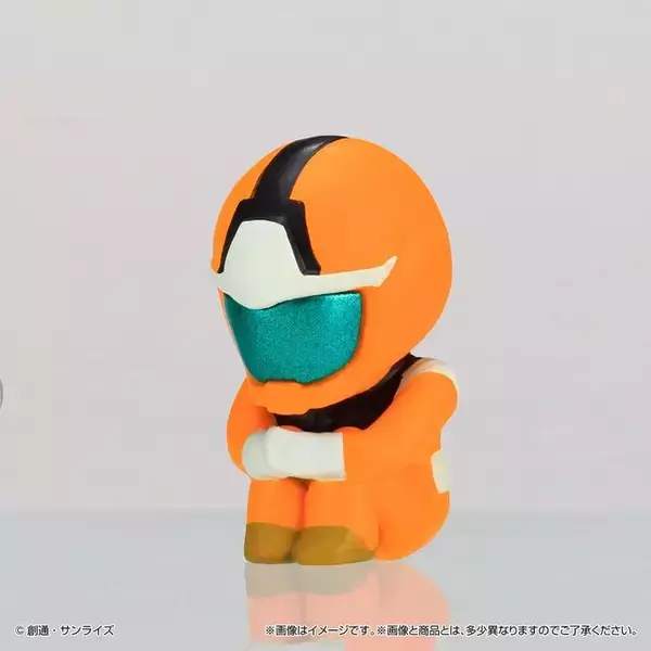 「アムロ、シャアたちが体育座り…ガシャポン「機動戦士ガンダム まちぼうけ ノーマルスーツの場合」が哀愁漂う」の画像