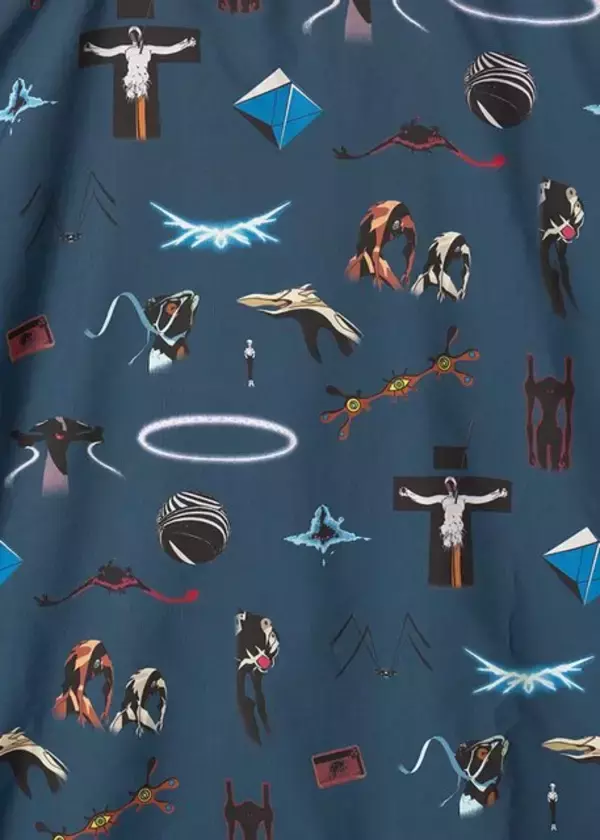 「「エヴァ」×「グラニフ」コラボアパレルがオシャレ！アニメEDイメージの“つづく”刺繡入りTシャツなど、ニヤリとしちゃうデザイン」の画像