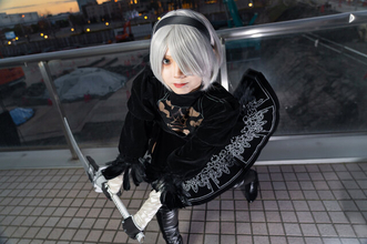 【コスプレ】『NieR: Automata』2Bと共に戦いたい！注目レイヤー・はるか【写真16枚】