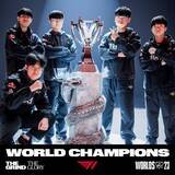 「『LoL』世界大会で韓国強豪「T1」が優勝！ ”魔王”Fakerは7年ぶり、4度目のタイトル獲得」の画像1