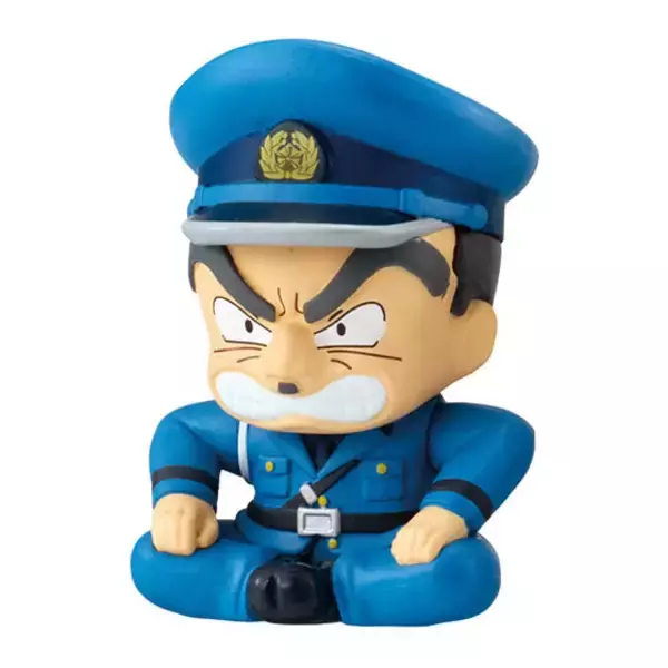 「不機嫌そうな両さんに、激怒する部長！「こち亀」がガシャポン「まちぼうけ」に登場ーキャラクターの個性を表現した全5種」の画像