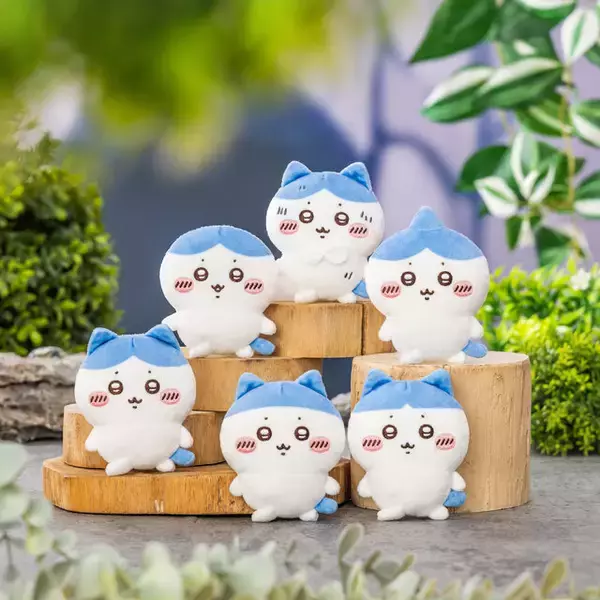 「「ちいかわ」何を引いてもハチワレが当たる！BIGぬいぐるみや「…ってコト！？」のクッションなど、「ハチワレだらけくじ」が可愛い」の画像