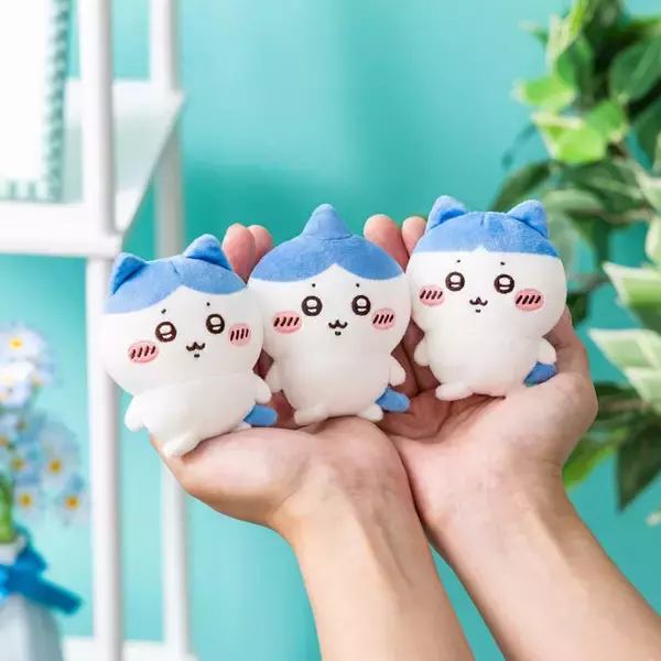 「「ちいかわ」何を引いてもハチワレが当たる！BIGぬいぐるみや「…ってコト！？」のクッションなど、「ハチワレだらけくじ」が可愛い」の画像