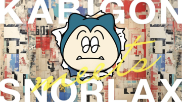 “クリクリおめめ”の「カビゴン」がかわいい！CHRIS個展「KABIGON meets SNORLAX」の開催発表