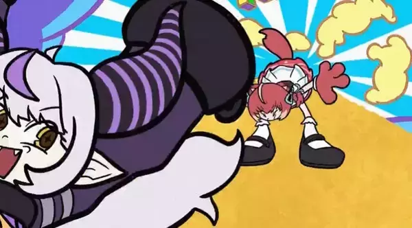 「vaultroomがホロライブ「ラプラス・ダークネス」、CR「赤見かるび」とコラボ！映像では2人が色々なレトロゲームで競い合う」の画像