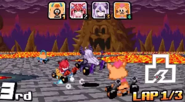 「vaultroomがホロライブ「ラプラス・ダークネス」、CR「赤見かるび」とコラボ！映像では2人が色々なレトロゲームで競い合う」の画像