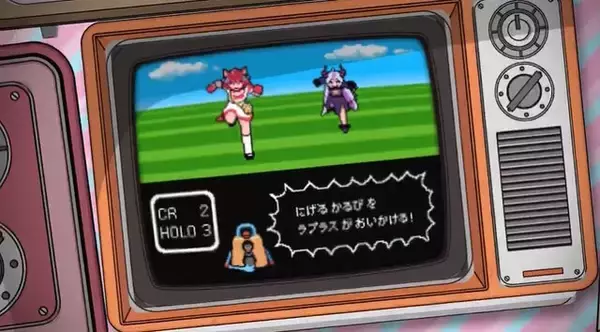 「vaultroomがホロライブ「ラプラス・ダークネス」、CR「赤見かるび」とコラボ！映像では2人が色々なレトロゲームで競い合う」の画像