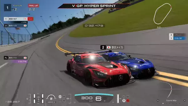 「V1 GRAND PRIX」優勝は宮園拓真コーチ率いるTEAM BLUE！最後はホロライブ・輪堂千速がクラッシュするハプニングが起こるも圧倒的な走りで王者に立つ