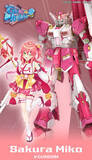 「ホロライブとのコラボ機体「νガンダム×さくらみこ」がMETAL ROBOT魂で立体化！ピンクのファンネルが目を引くサンプル品も展示」の画像5