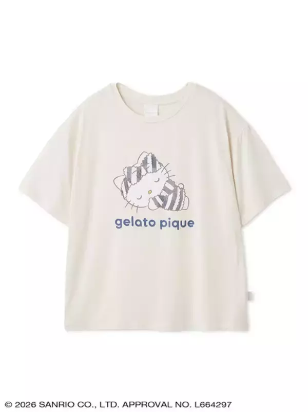 「ジェラート ピケから「ハローキティ＆シナモロール」のコラボコレクション発売！カーディガンやセットアップ、Tシャツなど豊富なデザイン」の画像
