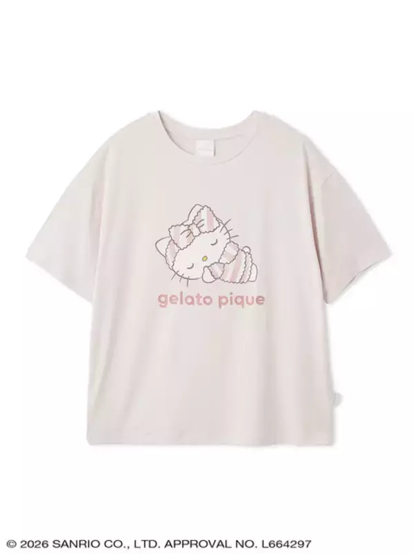 「ジェラート ピケから「ハローキティ＆シナモロール」のコラボコレクション発売！カーディガンやセットアップ、Tシャツなど豊富なデザイン」の画像