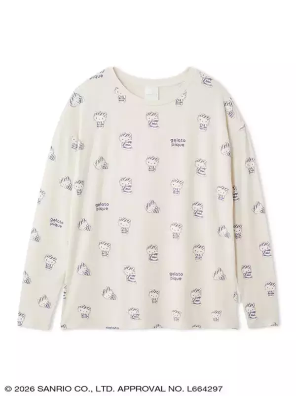 「ジェラート ピケから「ハローキティ＆シナモロール」のコラボコレクション発売！カーディガンやセットアップ、Tシャツなど豊富なデザイン」の画像