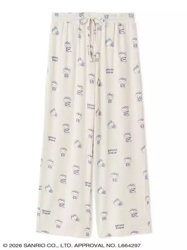 「ジェラート ピケから「ハローキティ＆シナモロール」のコラボコレクション発売！カーディガンやセットアップ、Tシャツなど豊富なデザイン」の画像