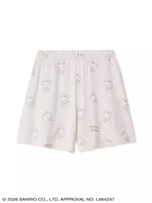 「ジェラート ピケから「ハローキティ＆シナモロール」のコラボコレクション発売！カーディガンやセットアップ、Tシャツなど豊富なデザイン」の画像