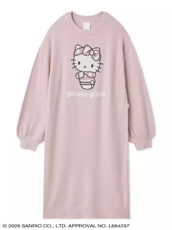 「ジェラート ピケから「ハローキティ＆シナモロール」のコラボコレクション発売！カーディガンやセットアップ、Tシャツなど豊富なデザイン」の画像