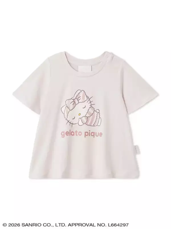 「ジェラート ピケから「ハローキティ＆シナモロール」のコラボコレクション発売！カーディガンやセットアップ、Tシャツなど豊富なデザイン」の画像