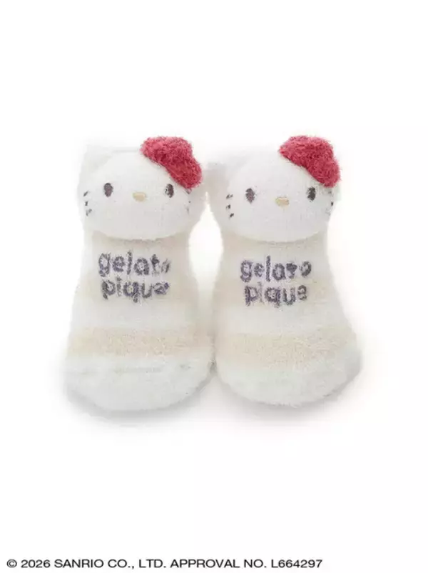 「ジェラート ピケから「ハローキティ＆シナモロール」のコラボコレクション発売！カーディガンやセットアップ、Tシャツなど豊富なデザイン」の画像