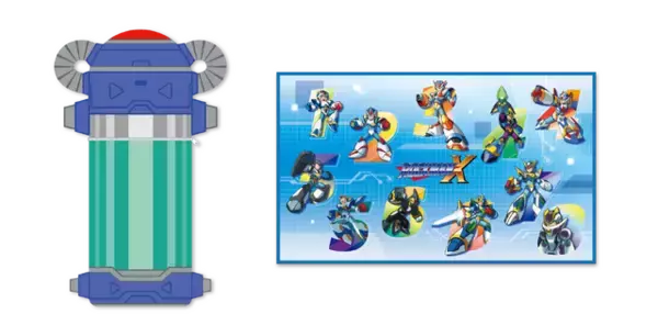 「『ロックマンX』がオンラインくじに！パーツカプセル入りタオルケット、ナンバリングロゴグッズなど全42種」の画像