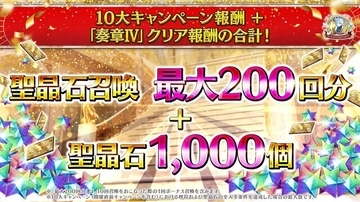 『FGO』「聖晶石召喚最大200回分」+「聖晶石1,000個」がもらえる!? 史上初の“盛り過ぎ”10大キャンペーンとミッションは全マスター必見【放送まとめ】