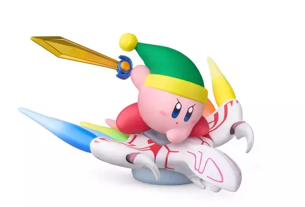 「『カービィのエアライダー』新たなamiiboが公開！伝説のエアライドマシンに乗った「 ソードカービィ&ドラグーン」含む2種」の画像