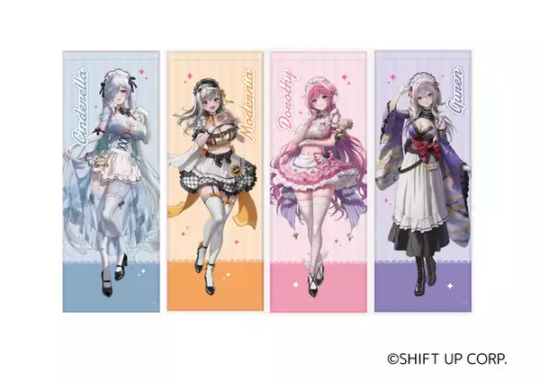 「『勝利の女神：NIKKE』コラボカフェが4都市で開催！ドロシーら4名の可愛い衣装や、注目グッズが盛り沢山」の画像