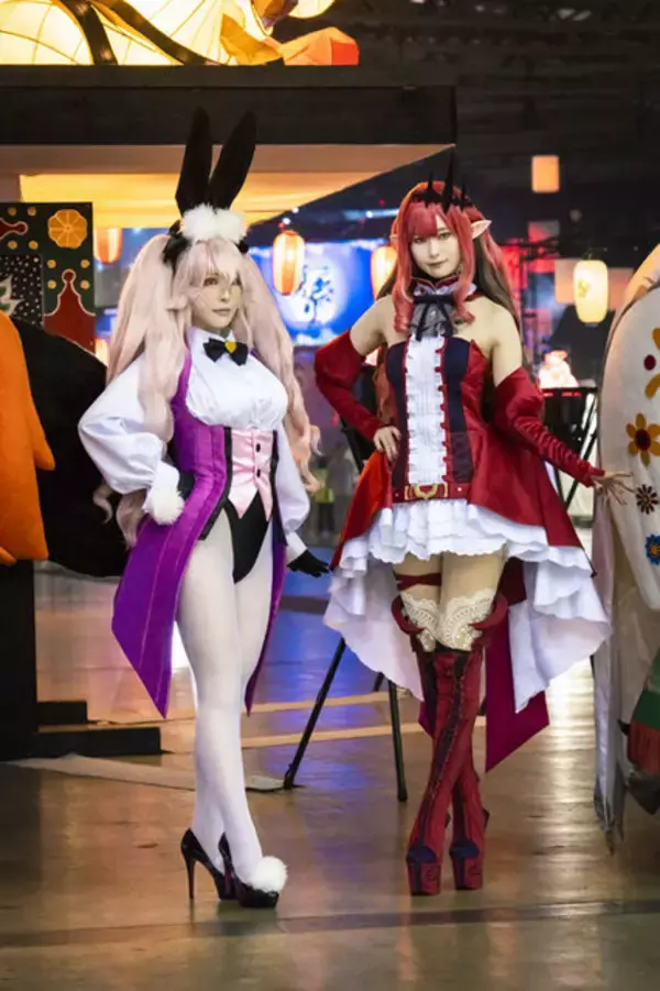 「FGOフェス2023」祭りだワッショイ！光のコヤンスカヤとバーヴァン・シーを加え、公式コスプレイヤー&着ぐるみが勢揃い