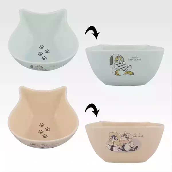 「「mofusand」新作一番くじが、めちゃキュート！“パジャマパーティー”をテーマに優しく照らすルームライト、にゃんこのぬいぐるみなどがラインナップ」の画像