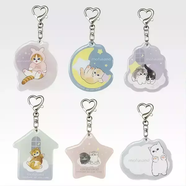 「「mofusand」新作一番くじが、めちゃキュート！“パジャマパーティー”をテーマに優しく照らすルームライト、にゃんこのぬいぐるみなどがラインナップ」の画像