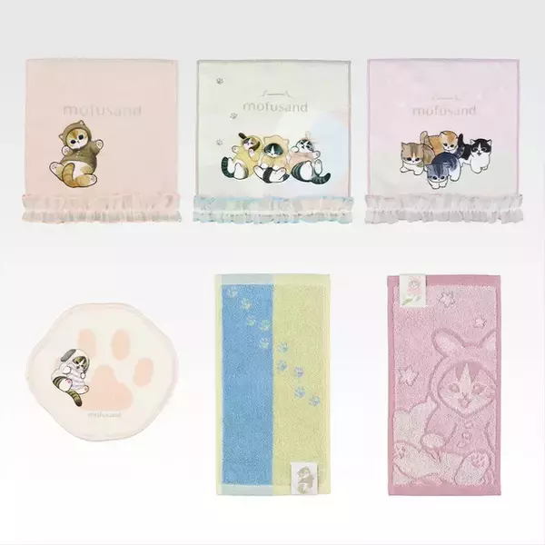 「「mofusand」新作一番くじが、めちゃキュート！“パジャマパーティー”をテーマに優しく照らすルームライト、にゃんこのぬいぐるみなどがラインナップ」の画像