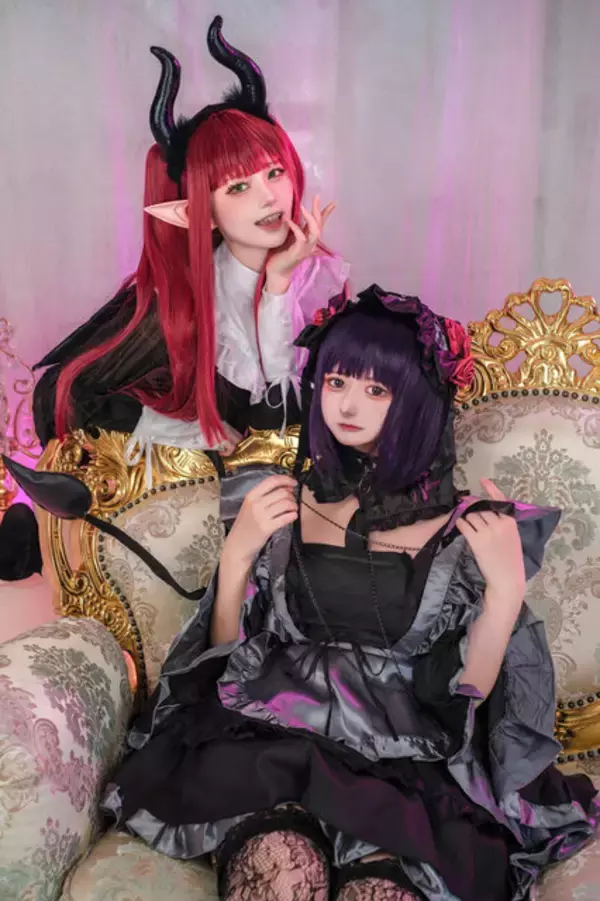 「【コスプレ】「着せ恋」博多美女2人のリズきゅん＆雫たん合わせの可愛さが全国レベル！魅惑的な体の曲線と絶対領域チラ見せ【写真20枚】」の画像