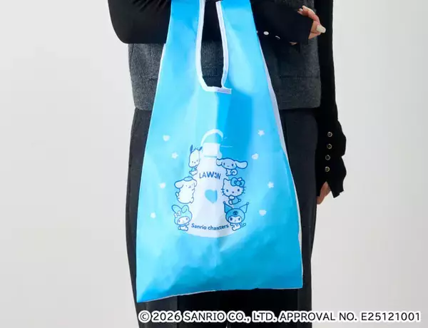 「ローソン50周年記念、「サンリオキャラクターズ」コラボ開催！“ブルーVer.”になったハローキティ、シナモロールら全11グッズ」の画像