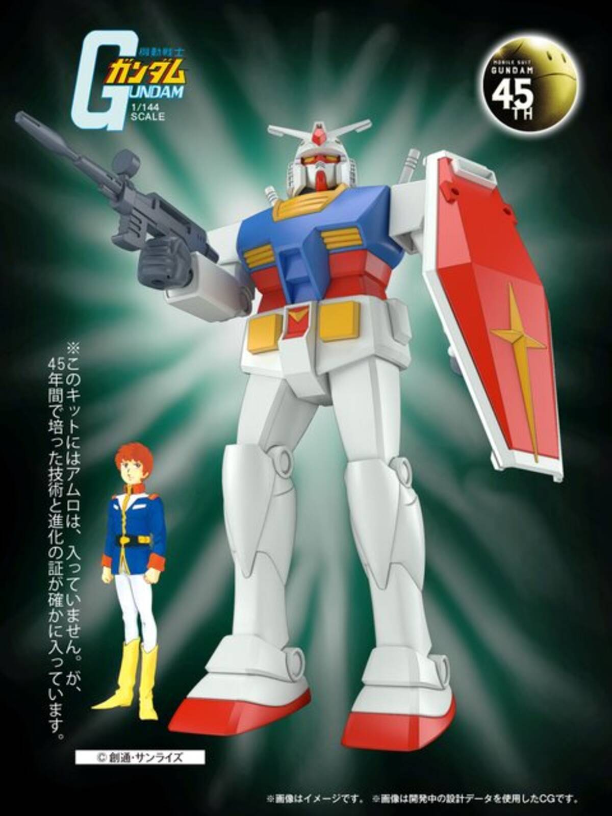 シュール？いやいやこれが原点！1980年発売の初代ガンプラ「1/144 