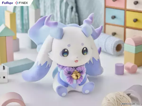 「「にじさんじ」“あやかきの猛獣”こと「ルンルン」がフロッキーソフビフィギュアに！ふんわりやわらかな手触りを実現」の画像
