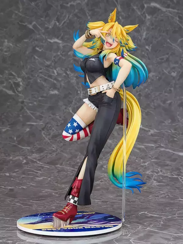 「アメリカンテイスト衣装に大胆ポーズ！「ウマ娘シングレ」より「オベイユアマスター」1/7スケールフィギュアが予約受付開始」の画像