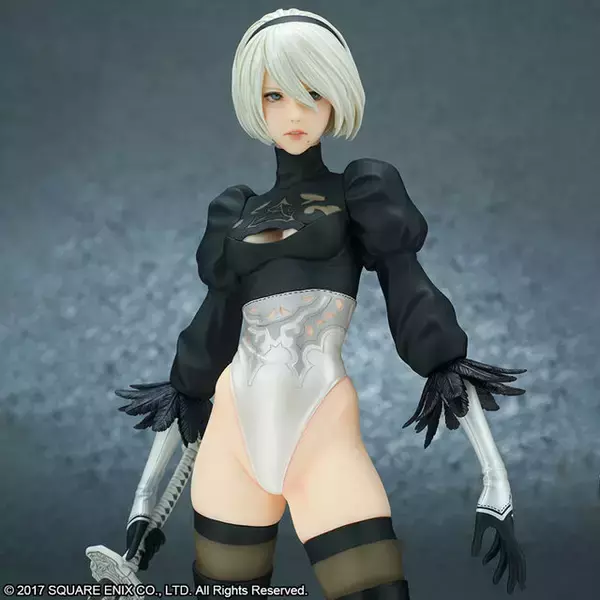 「『ニーア オートマタ』より「2B」フィギュアDX版が再受注！差し替えパーツで多彩なディスプレイを楽しめる」の画像