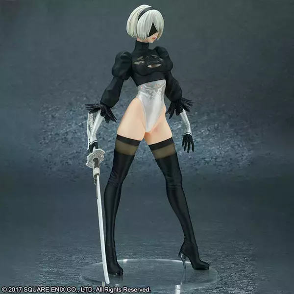 「『ニーア オートマタ』より「2B」フィギュアDX版が再受注！差し替えパーツで多彩なディスプレイを楽しめる」の画像