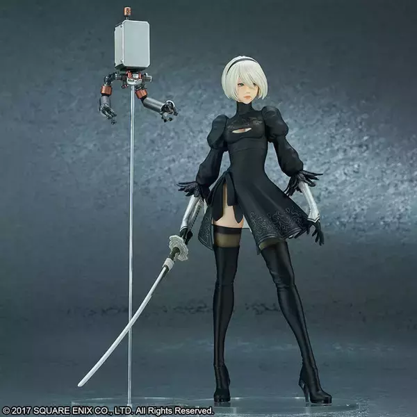 「『ニーア オートマタ』より「2B」フィギュアDX版が再受注！差し替えパーツで多彩なディスプレイを楽しめる」の画像