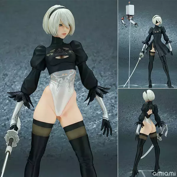 「『ニーア オートマタ』より「2B」フィギュアDX版が再受注！差し替えパーツで多彩なディスプレイを楽しめる」の画像