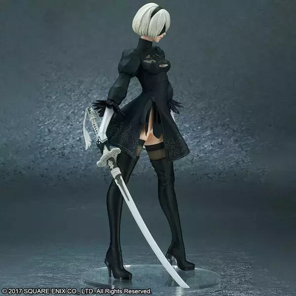 「『ニーア オートマタ』より「2B」フィギュアDX版が再受注！差し替えパーツで多彩なディスプレイを楽しめる」の画像