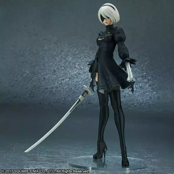 「『ニーア オートマタ』より「2B」フィギュアDX版が再受注！差し替えパーツで多彩なディスプレイを楽しめる」の画像