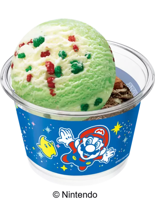 「『スーパーマリオギャラクシー』×「サーティワン」コラボ開催！新作フレーバーはじめ、”ロゼッタの絵本”に収納できるエコバッグなど」の画像