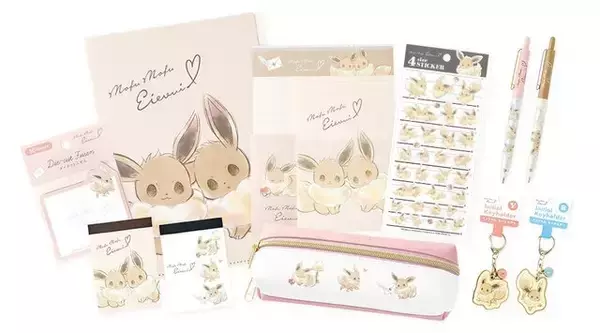 「優しいタッチに癒される…『ポケモン』イーブイの文房具コレクションが2月上旬発売」の画像